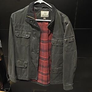 Legendary Whitetails Charcoal Jacket with Red Plaid Lining